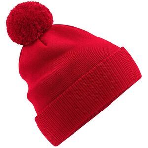 Beechfield Unisex Adult Snowstar Cotton Beanie / Classic Red